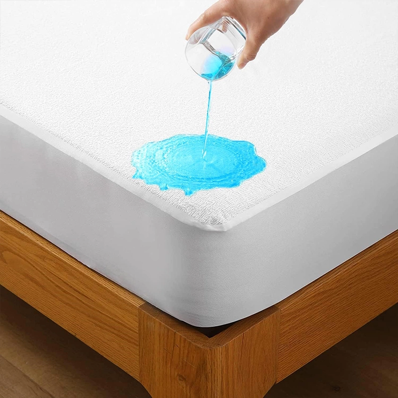 100% Cotton Terry Top Waterproof Mattress Protector Encasement - Zipper