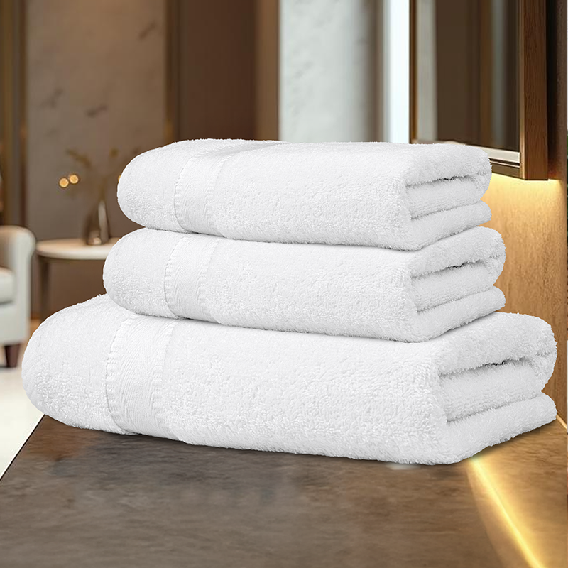 Kashmir Deluxe White Towels
