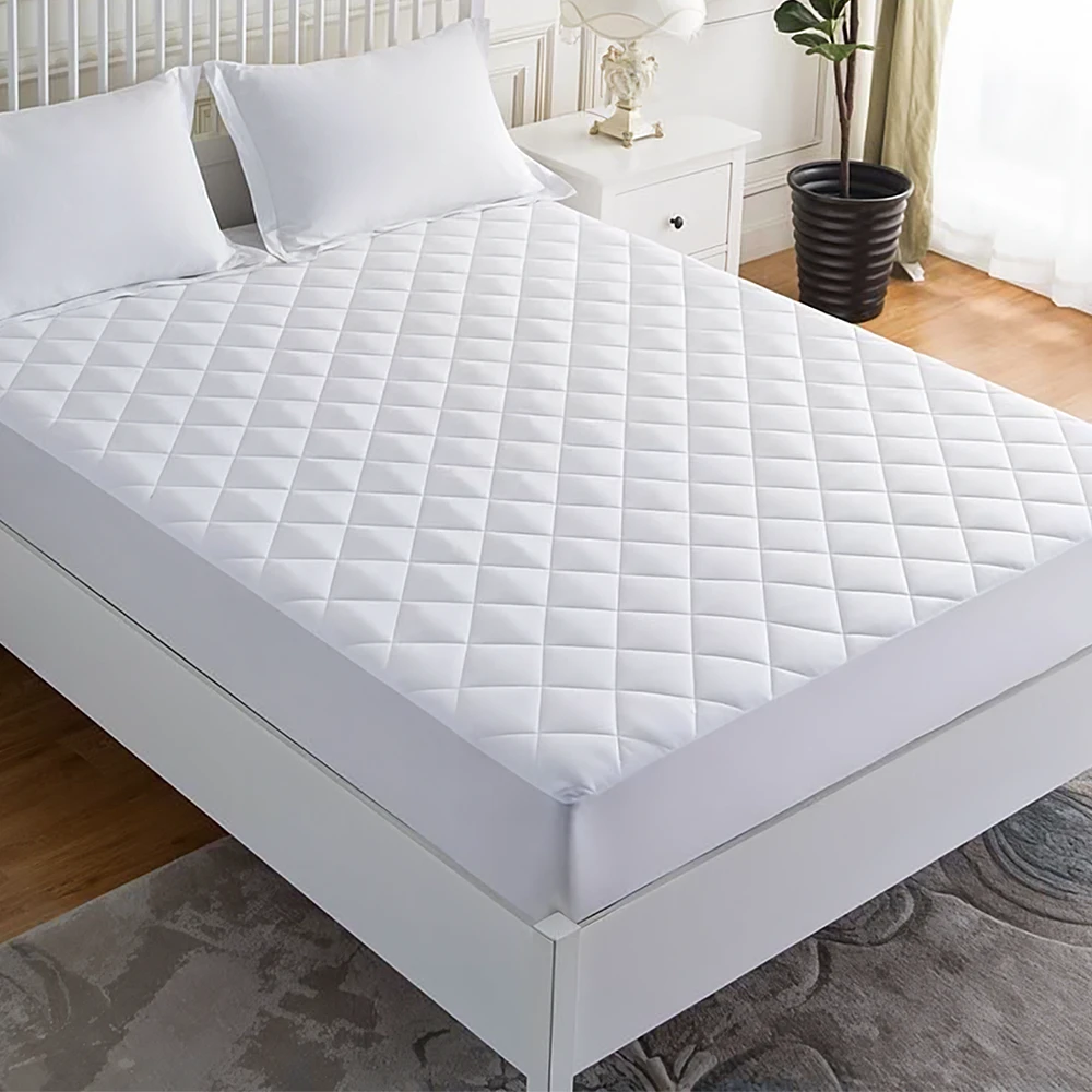 Luxury Fitted Mattress Pad 6 oz Fill Double 54"x80"x15" Luxury Fitted Mattress Pad 6 oz Fill Double 54"x80"x15"