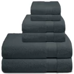 Whistler Premium Towel Set – Charcoal Grey
