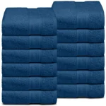 Whistler Premium Face Towel – Navy Blue 12″x12″