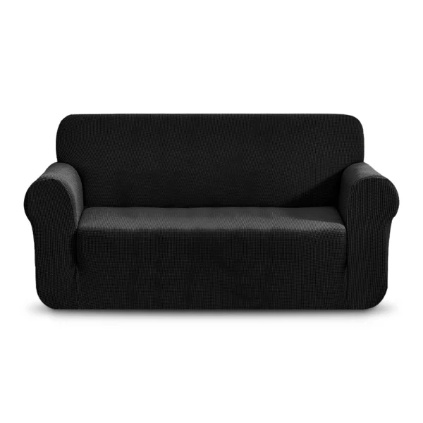 Premium Sofa Cover 3 Seater - Black 75"x90"